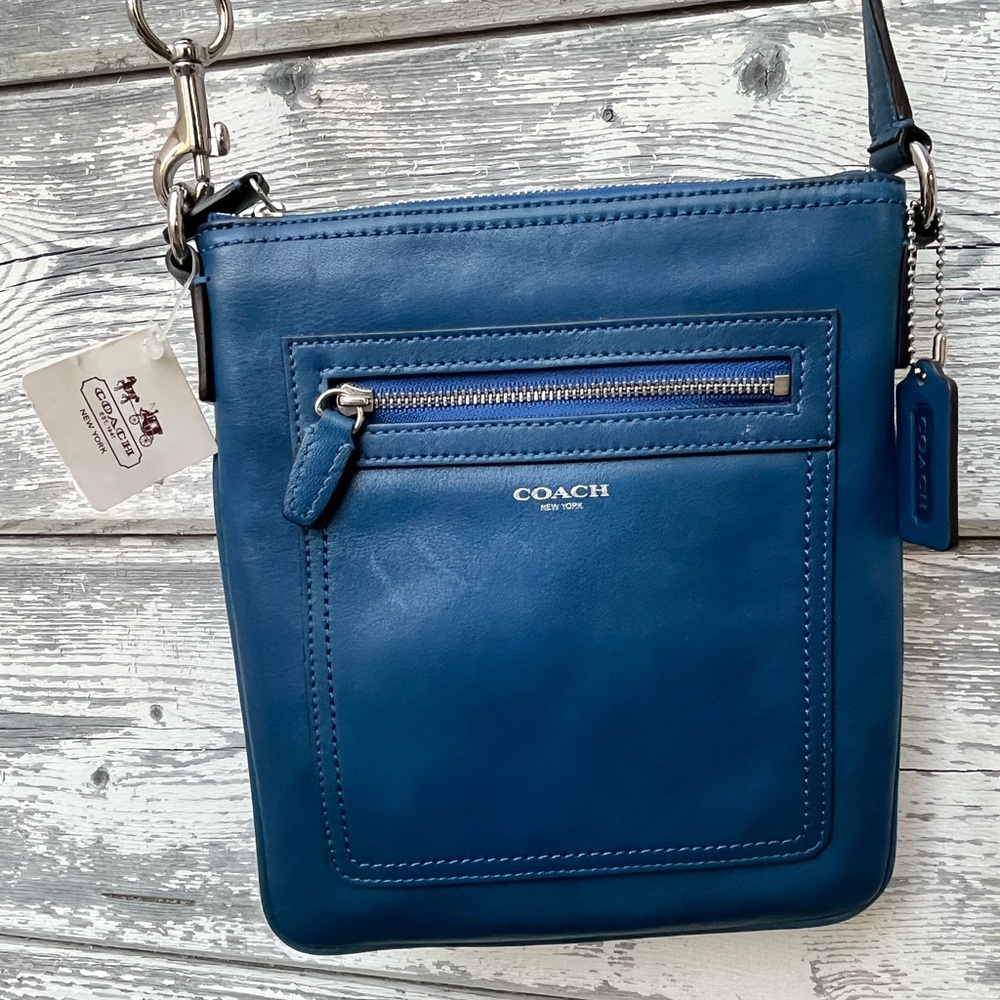 NWT Blue Coach Crossbody